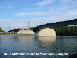 Budapest - neue Autobahnbrücke