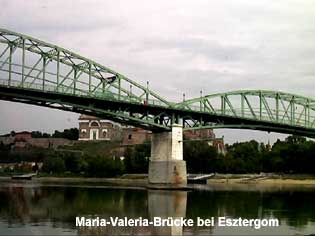 Maria-Valeria-Brücke bei Esztergom