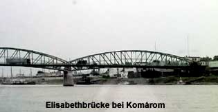 Elisabethbrücke bei Komarom