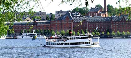 Stockholm, historischer Dampfer